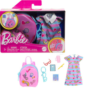 Barbie Premium Fashion Clothes Deluxe Bag Birthday School Outfit Swimsuit Beach