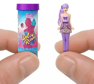 Barbie Mini Barbie Land Color Reveal Doll 1.5-inch Doll with Surprise Unboxing