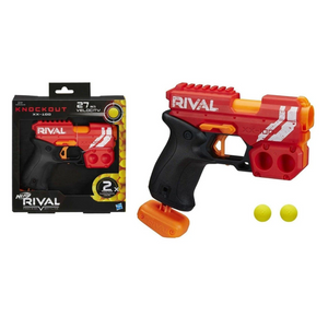 NERF Rival-Red Knockout XX-100 Blaster-Ages 14+ Toy Gun Play Fire Fight Round Gi