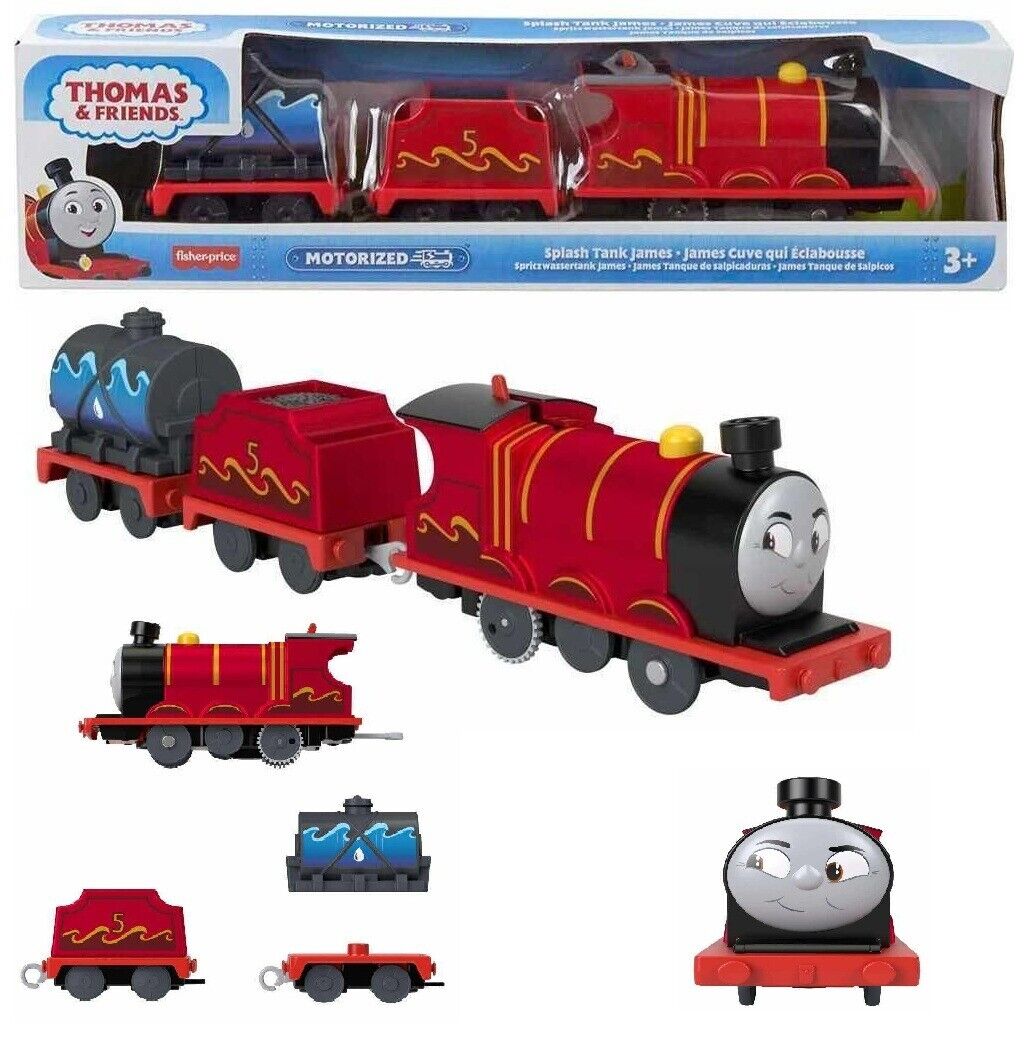 Thomas & Friends Motorized Splash Tank James Ages 3+ New Toy Train Race Play