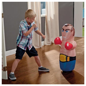 Intex 3D Inflatable Punching Bop Bag Water-weighted Base Indoor Outdoor Play