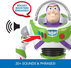 Mattel Disney Pixar Toy Story Rocket Rescue Buzz Lightyear Talking Action Figure
