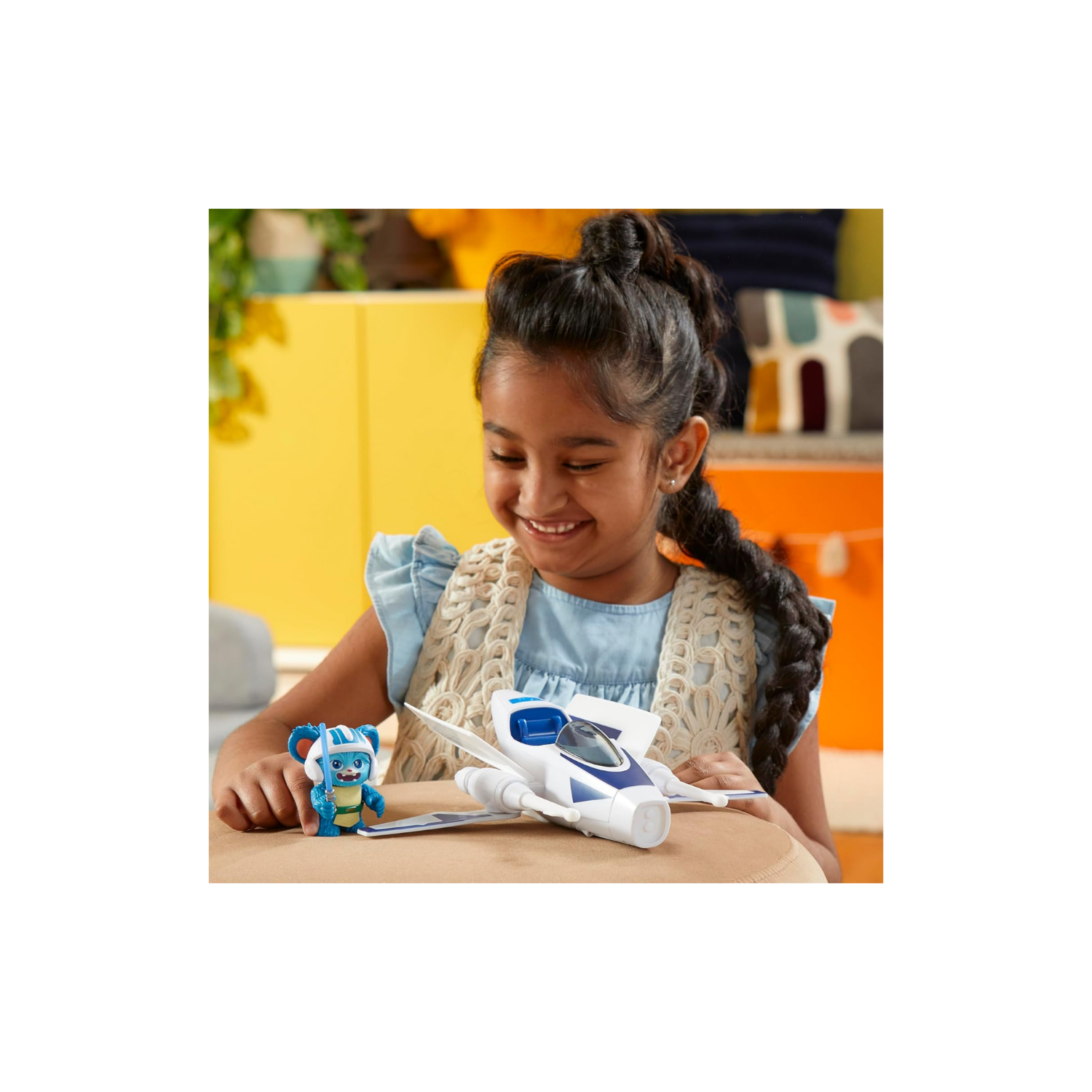 Star Wars Jedi Nubs Pilot Feature Vehicle with Ship & Lightsaber Figure Toy Ages