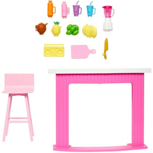 Barbie Story Starter Smoothie Bar Doll House Furniture Playset Accessories