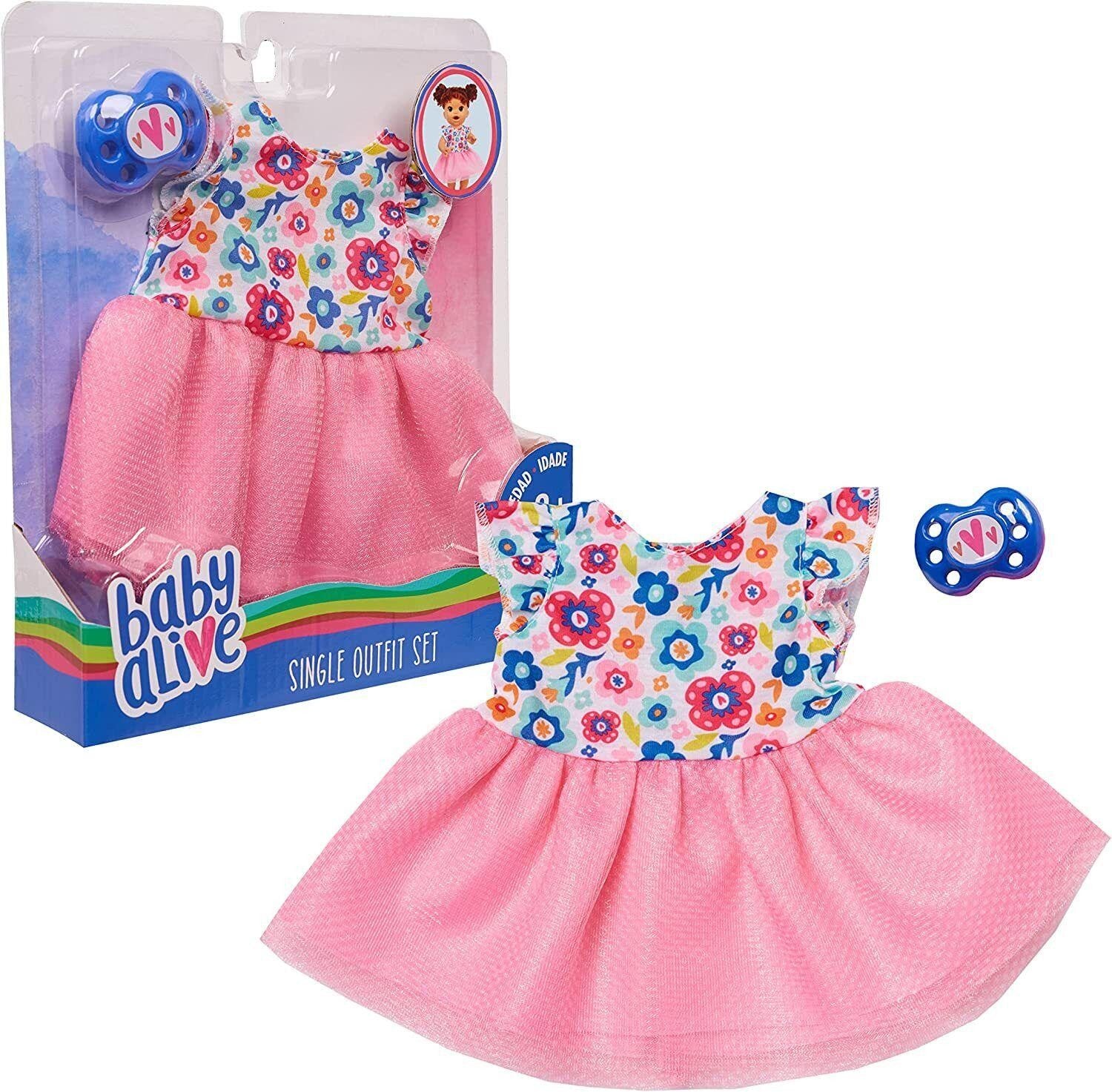 Baby Alive New-Floral dress- Single Outfit Set Baby Doll New Toy