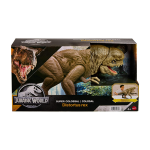 Jurassic World Rebirth Super Colossal Distortus Rex Figure Dinosaur New Toy