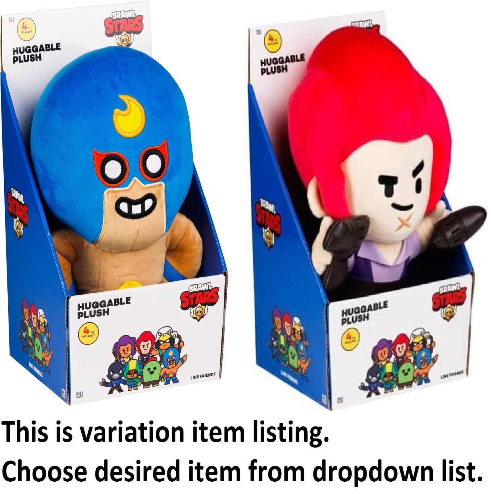 Brawl Stars Huggable Soft Plush 12 Inch Large Figure 13 CM New Toy Video Game