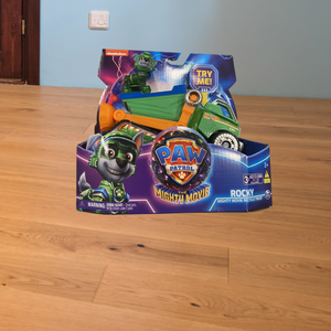 Paw Patrol-Rocky & Recycle Truck-The Mighty Movie Themed Assorted Zuma Rubble
