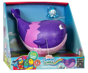 Pinata Smashlings Rainbow Whale Playset with 4 collectible figures