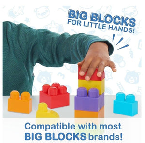 CoComelon Stacking Train 40 Piece Large Building Block Set Includes JJ TomTom