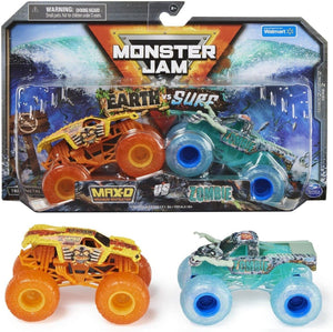 Monster Jam 2 Pack Official 1:64 Scale Diecast Truck Ages 3+ New Toy Race Car
