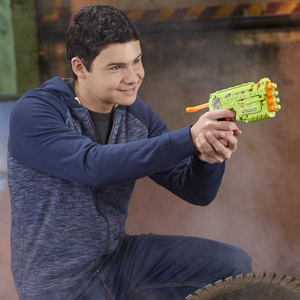 Nerf Zombie Strike Quadrot Blaster Set with 4 Darts Compact 4-Shot Foam Gun Toy
