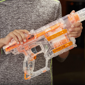 Nerf Modulus Ghost Ops Shadow ICS-6 Blaster Light Up Custom 6 Darts Ages 8 +