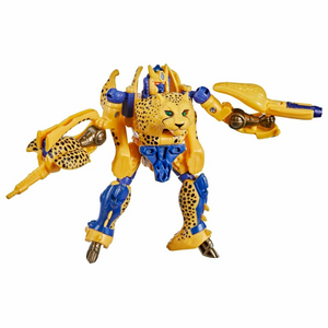 Transformers Beast Wars Cheetor Vintage Action FigureTail & Gut Blaster Weapons