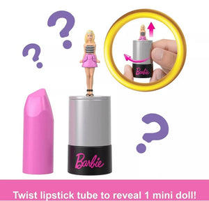 Barbie Mini BarbieLand 1.5-inch Doll in Lipstick Tube Surprise Reveal New Toy