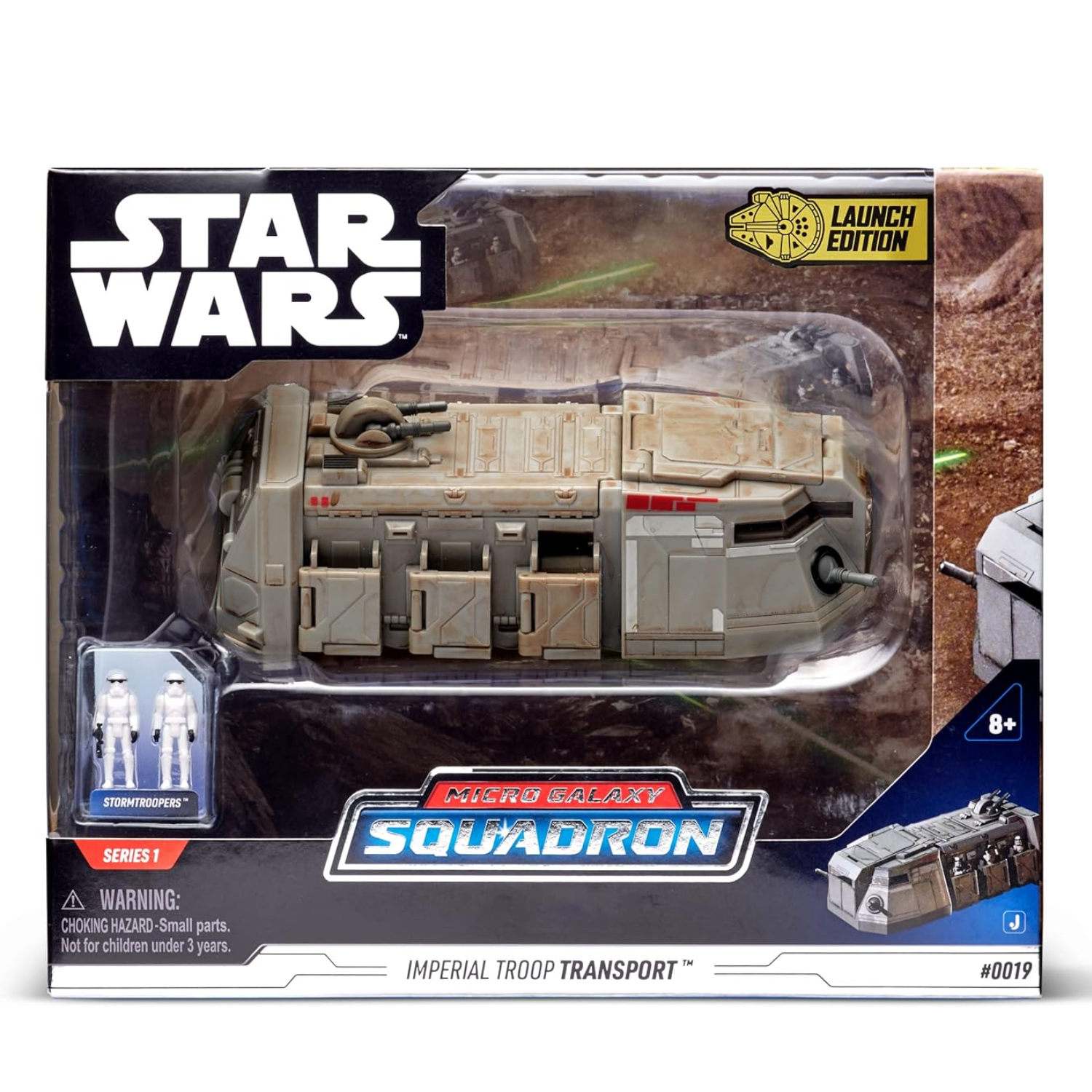 Star Wars Micro Galaxy Squadron Imperial Troop Transport Vehicle with Figures