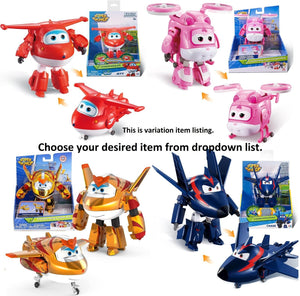 Super Wings 5 Inch Scale Transforming Figure Airplane Plane Jett Dizzy Chase