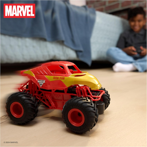 Monster Jam Iron Man RC Monster Truck 1 24 Scale Remote Control Race Drive PlyX2