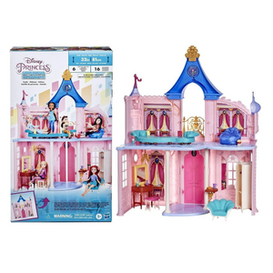 Disney Princess Doll House Castle Dollhouse 3.5 feet Tall With 16 Accessories