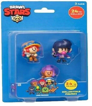 Brawl Stars 3 Pack Figures Video Game Play Ages 6+ Brand New Toy Gift Set