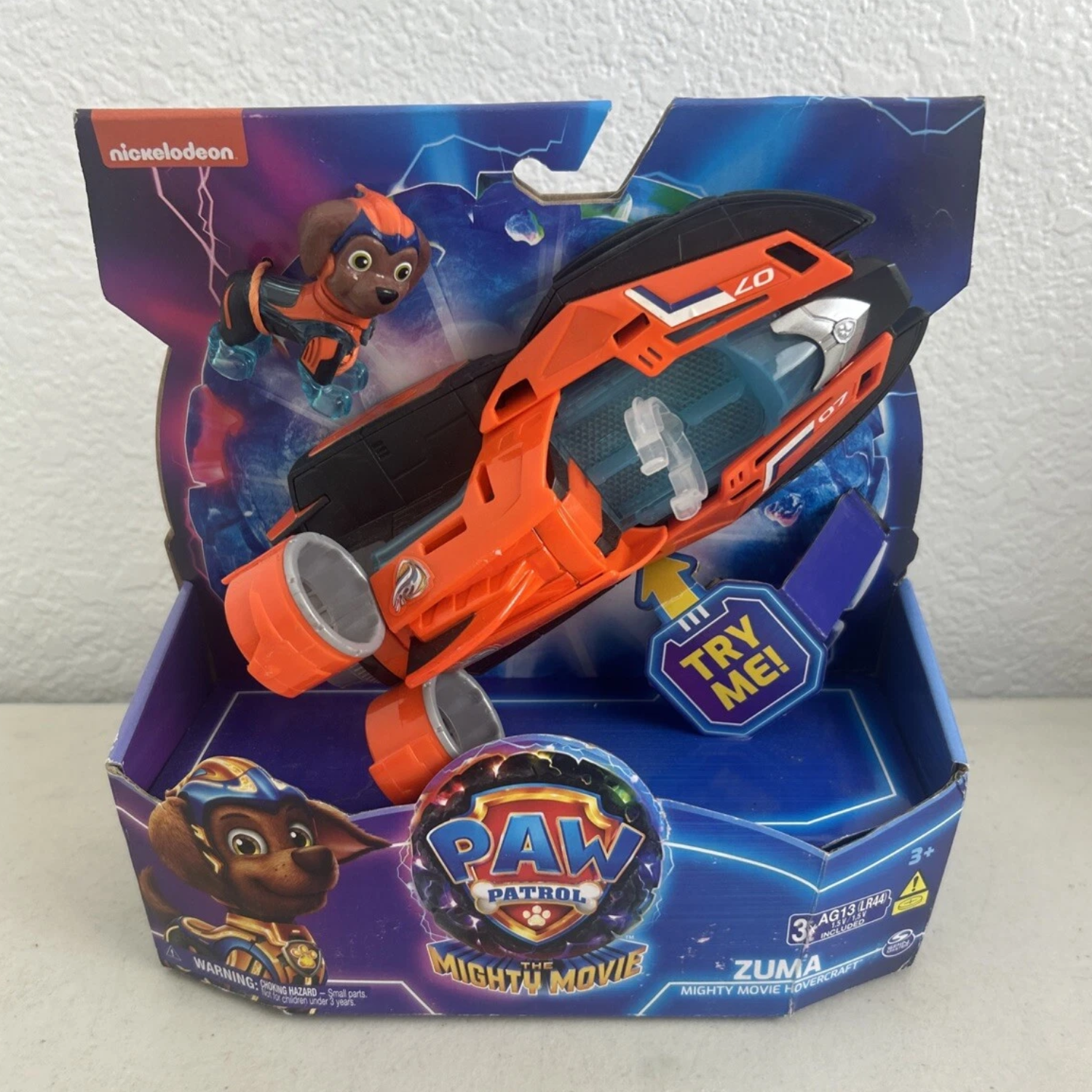 Paw Patrol-Zuma & Hovercraft-The Mighty Movie Themed Assorted Car Truck