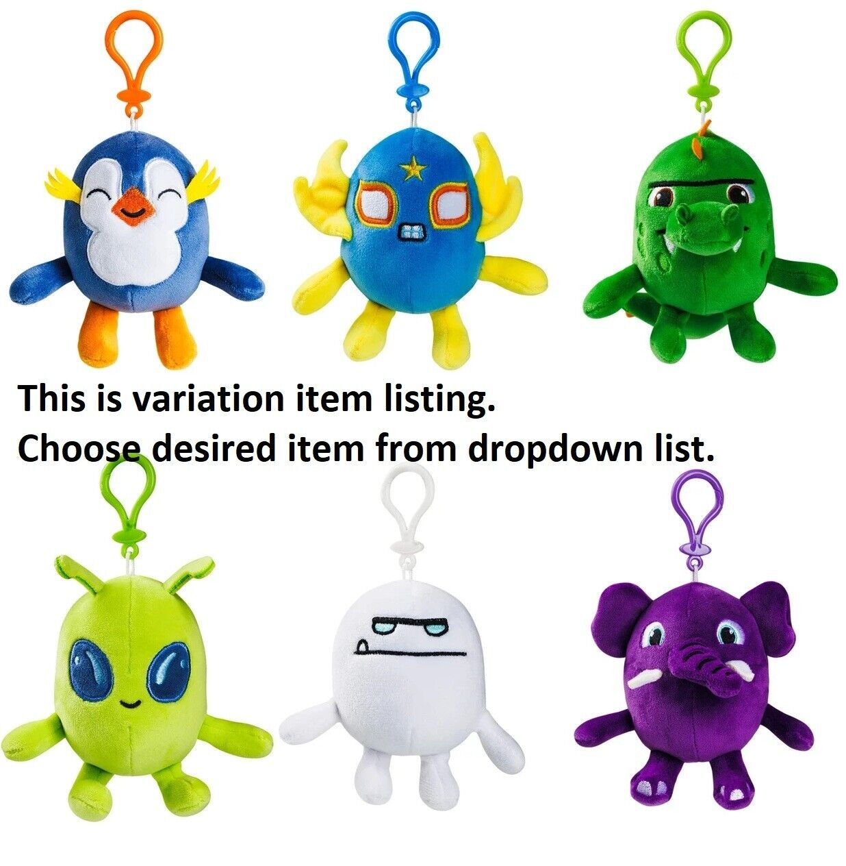 Pinata Smashlings Clip-On Soft Plush Robox Play Ages 5+ New Toy Video Game