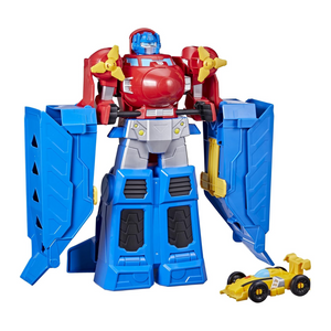 Transformers Optimus Prime Jumbo Jet Wing Racer Bumblebee Plane Car Robot Play