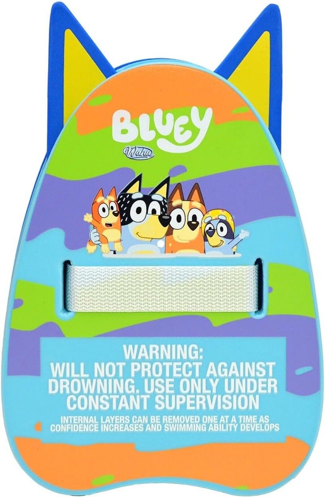 Wahu Bluey Back Bubble High-Quality Buoyancy Aid for Learning to Paddle & Swim