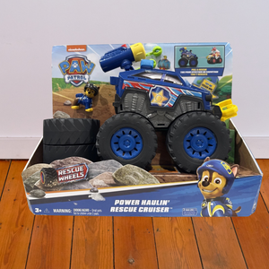 PAW Patrol Rescue Wheels Chase Power Haulin’ Cruiser Truck with Winch & Launcher