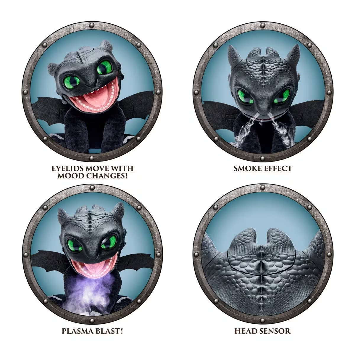 DreamWorks How To Train Your Dragon RealFX Toothless Interactive Animatronic 5+