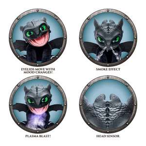 DreamWorks How To Train Your Dragon RealFX Toothless Interactive Animatronic 5+