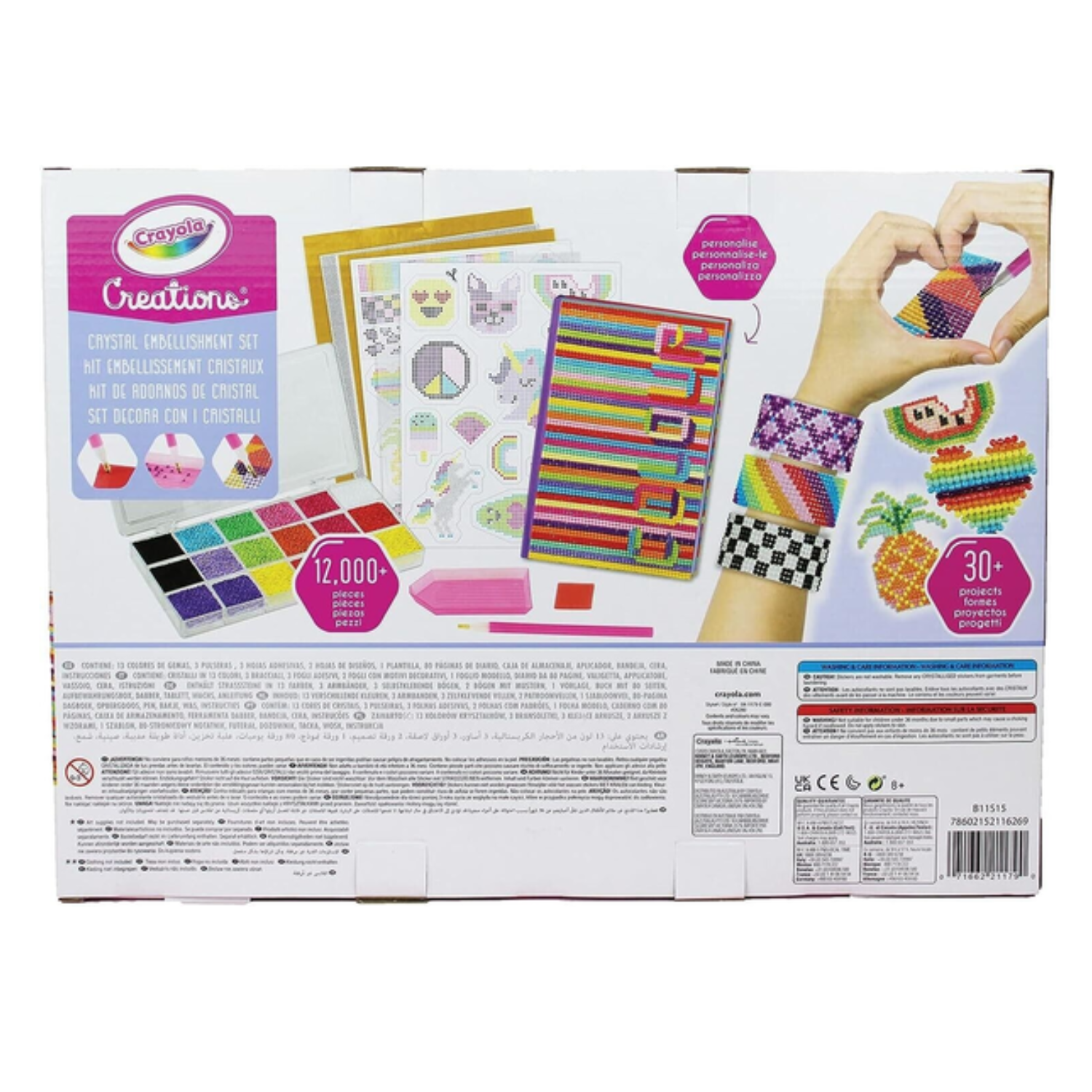 Crayola Creations Crystal Embellishments Set Customise Style Your Own Accessory