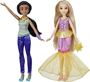 Disney Princess Life Ultimate Fashions Wardrobe Jasmine Rapunzel Fashion Dolls