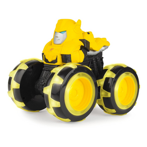 Transformers Bumblebee Monster Treads Truck Toy with Light-Up Wheels for Kids 3+