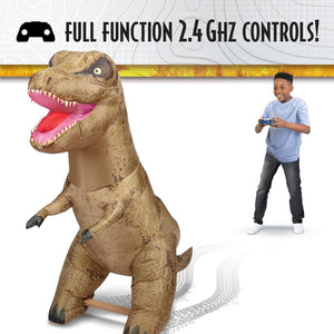 Jurassic World Massive Attack Inflatable T-Rex RC Over 6 Feet Long Dinosaur Play