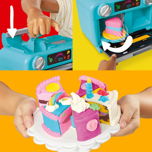 Play-Doh Super Slice Cake Playset New Toy Oven With Play Kitchen Accessories