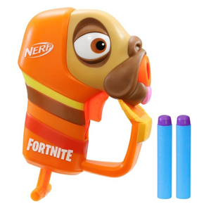 Nerf Fortnite Micro Doggo Mini Dart Firing Blaster 2 Elite Darts for Kids Age 8+