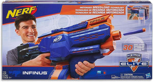 Nerf Elite Infinus Motorised Blaster with 30 Elite Darts and 30 Dart Drum Toy