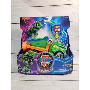 Paw Patrol-Rocky & Recycle Truck-The Mighty Movie Themed Assorted Zuma Rubble