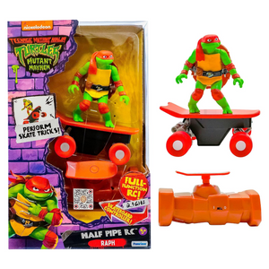 Teenage Mutant Ninja Turtle Raphael Half Pipe RC Vehicle Ages 5+ New Toy