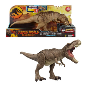 Jurassic World Chaos Theory All-Out Attack Tyrannosaurus Rex Dinosaur New Toy