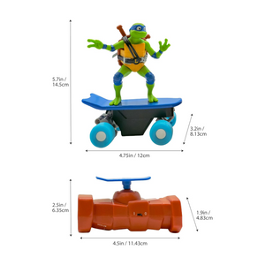 Teenage Mutant Ninja Turtle Leonardo Half Pipe RC Vehicle Ages 5+ New Toy