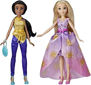 Disney Princess Life Ultimate Fashions Wardrobe Jasmine Rapunzel Fashion Dolls