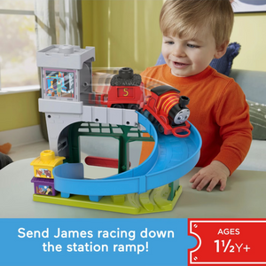 Thomas and Friends My First Knapford Station Train Set James Ramp Tunnel Play 2+