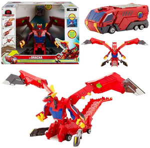 Turning MeCard Mega Drakona Mecardimal Ages 6+ New Toy Dragon Car Truck Robot
