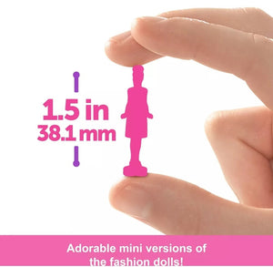 Barbie Surprise Mini BarbieLand Fashionista 1.5" Doll in Nail Polish Container