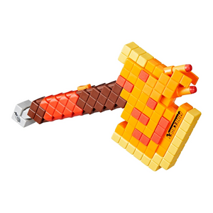Nerf Minecraft Firebrand Axe Blaster 3 Dart Capacity Edge Ages 8 Plus Play Kids