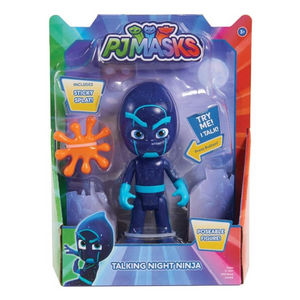PJ Masks Deluxe Talking Night Ninja 15cm Poseable Action Figure for Kids