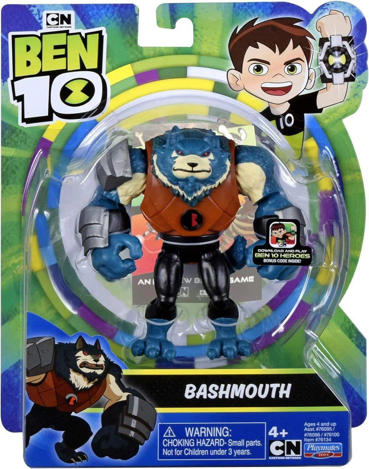 Ben 10 BashMouth Cartoon Network Play Gift Ages 4+ New Toy
