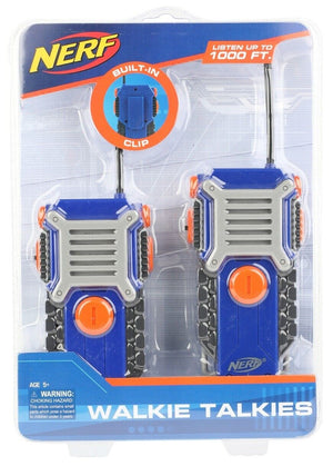 NERF Walkie Talkie Set Powerful Rugged Design 1000ft Range Play Gift